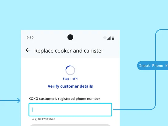 Step 3, Verify customer details: the screens and every failure path, at full size.